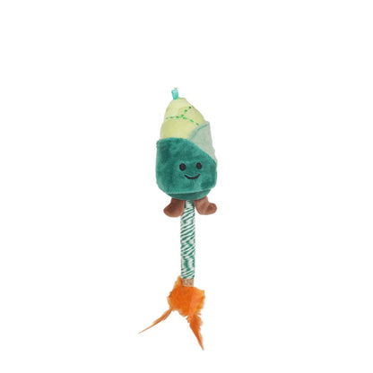 Moo – Plush Vegetable Cat Teaser Wand