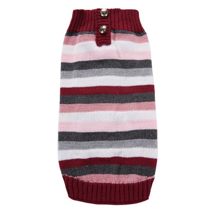 Ozzie - Colorful Striped Dog Sweater