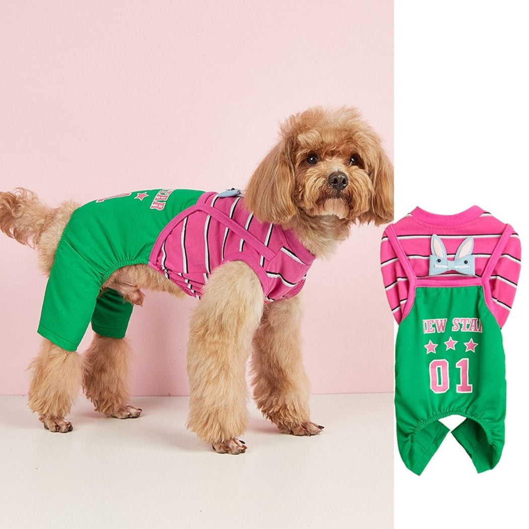 Ozzie - Dog and Cat Four-Leg Collar Pet Jumpsuit