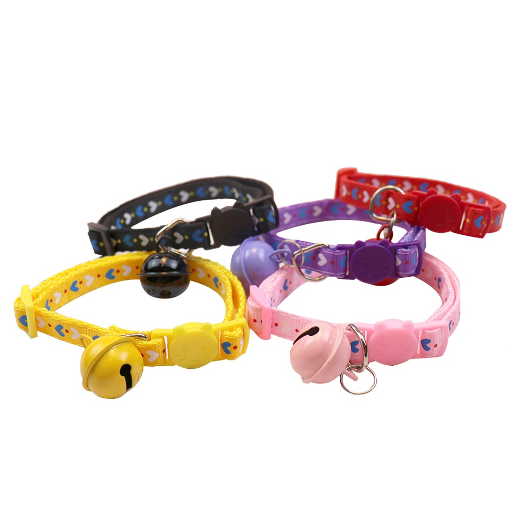 Mokka - Adorable Heart Print Cat Collar