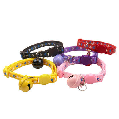 Mokka - Adorable Heart Print Cat Collar