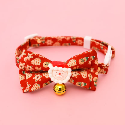 Christmoo - Cartoon Christmas Bow Tie Pet Collar
