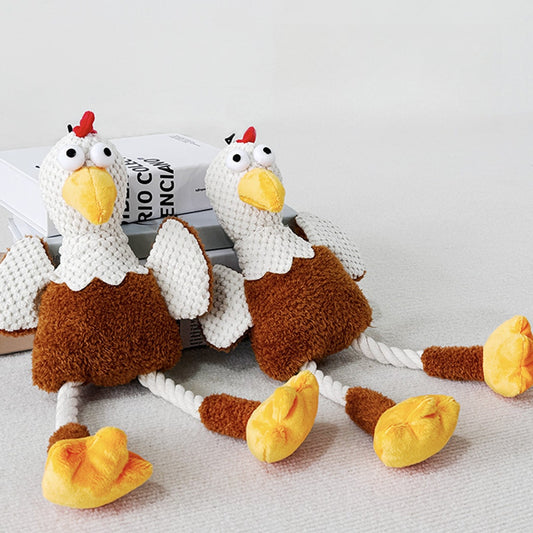 Petkin - Cartoon Animal Plush Squeaky Dog Toy