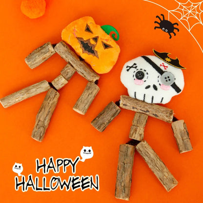Petkin - Halloween Wooden Cat Toy