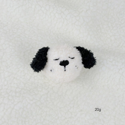 Petkin - Animal Face Elastic Squeaky Dog Ball Toy