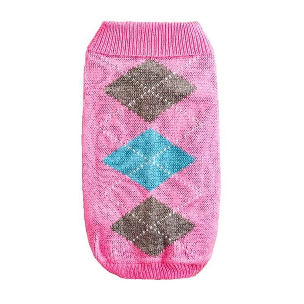 Ozzie - Color Block High Neck Dog Sweater