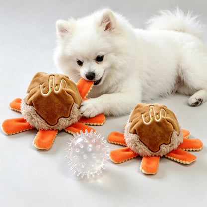 Petkin - Octopus Plush Toy Dog Toy