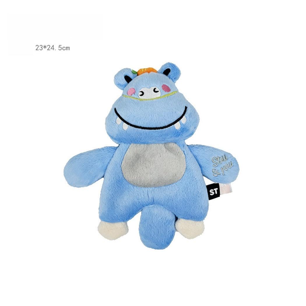 Petkin - Animal Character Plush Crinkle Dog Toy