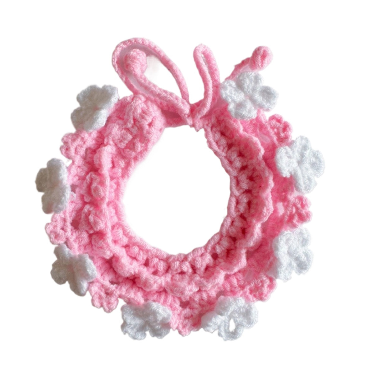 Mokka - Blooming Crochet Flower Collar