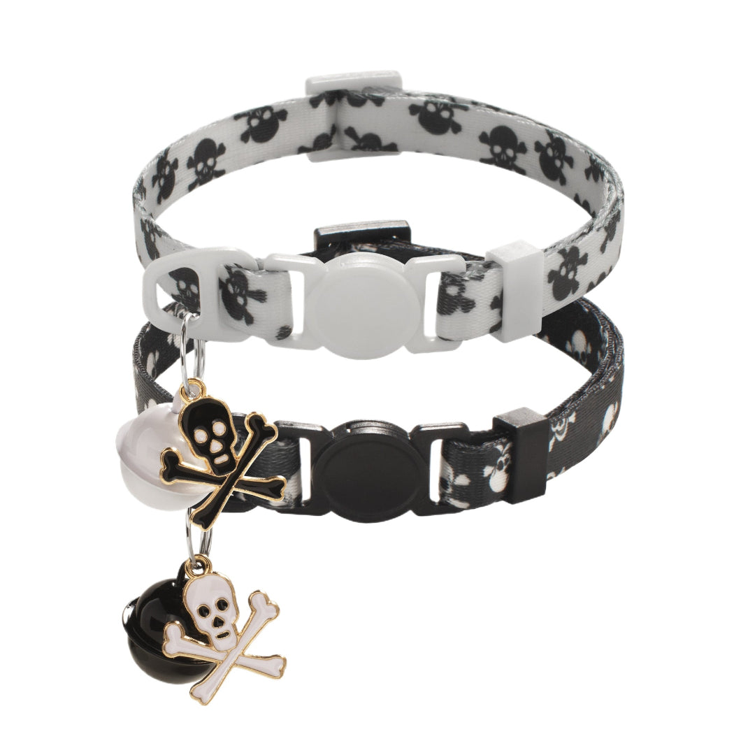 Mokka - Halloween Skull Breakaway Cat Collar