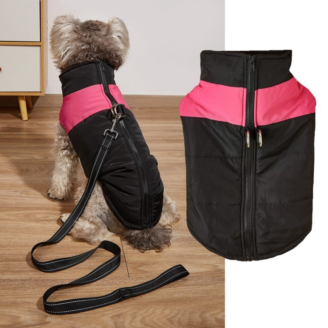 Ozzie - Color-Block Winter Warmth Pet Clothing