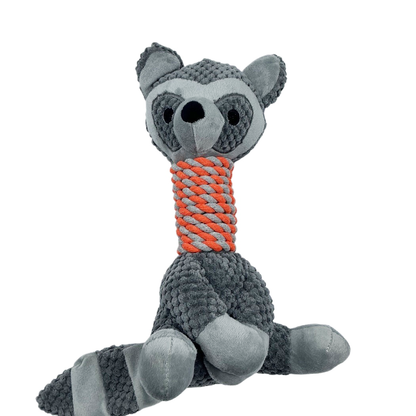 Petkin - Rope Neck Safari Squeaky Toys