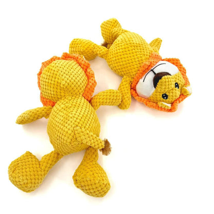 Petkin – Plush Lion Squeaky Dog Toy