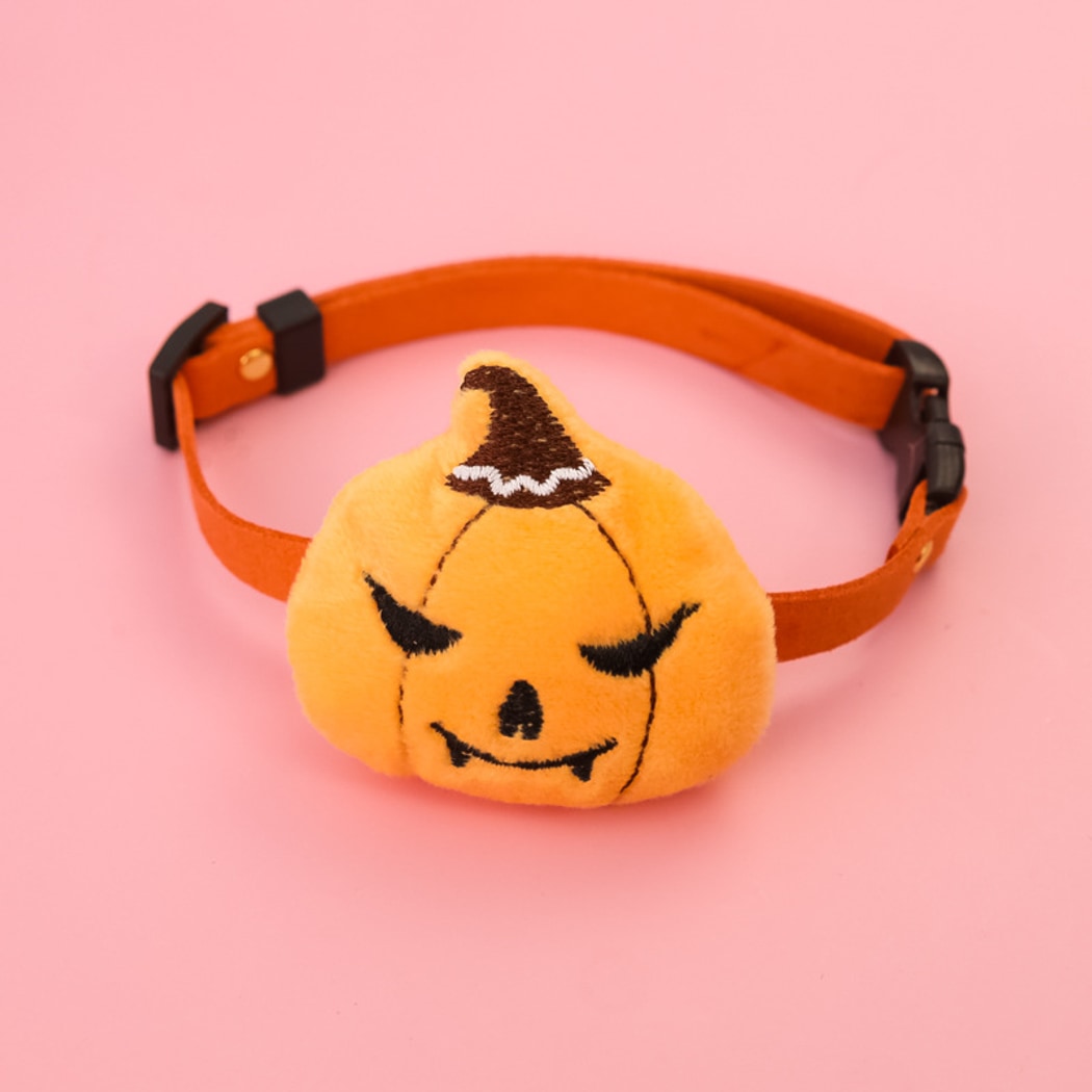 Halloweek - Cartoon Halloween Pumpkin Ghost Pet Collar