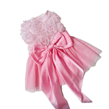 Ozzie - Tulle Skirt Pink Dress Style Pet Dog Dress