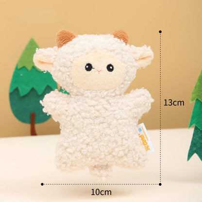 Petkin - Curly-Pile Animal Character Dog Toy