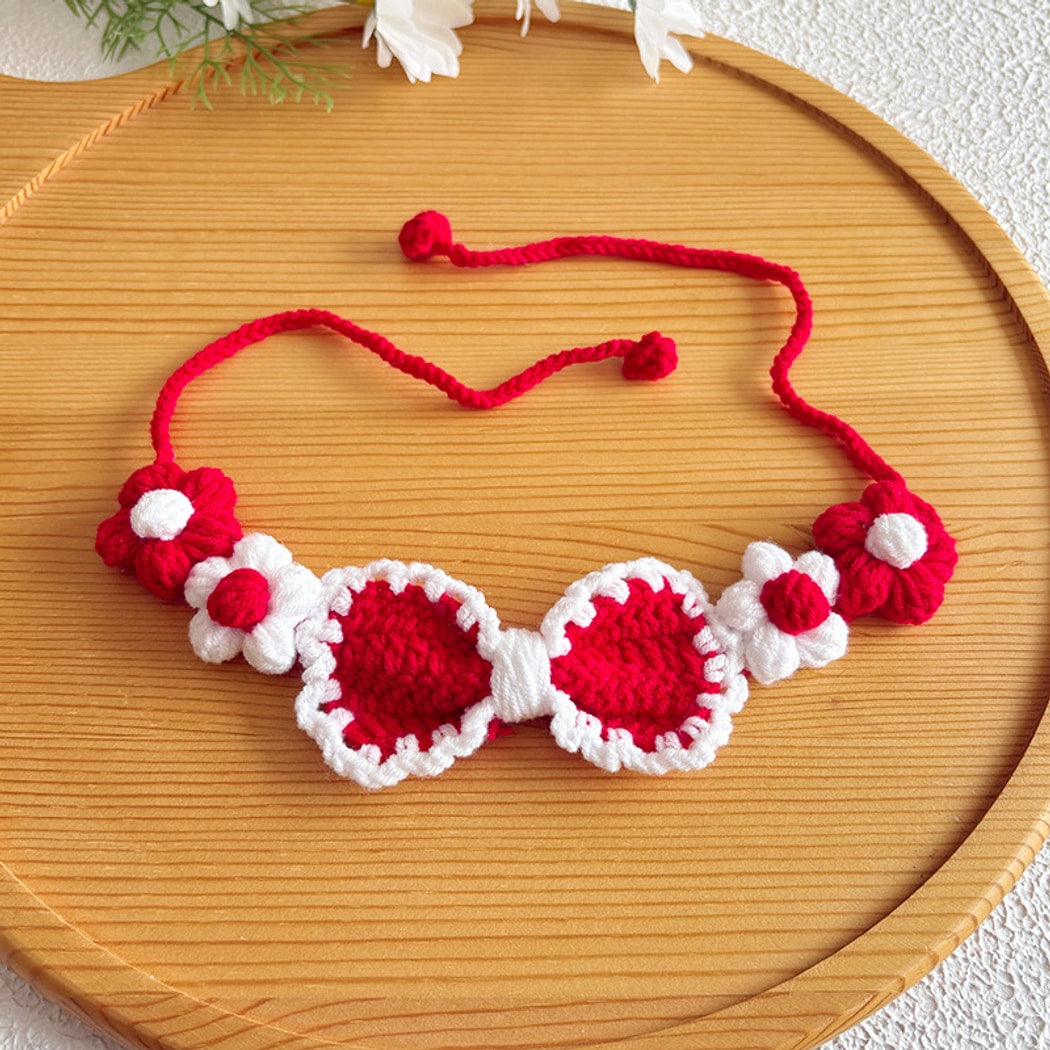 Mokka - Flower Detail Decorative Cat Collar