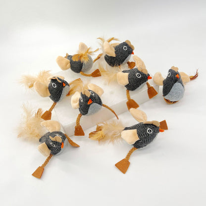 Moo Bird Interactive Cat Toy with visible tail and wing details