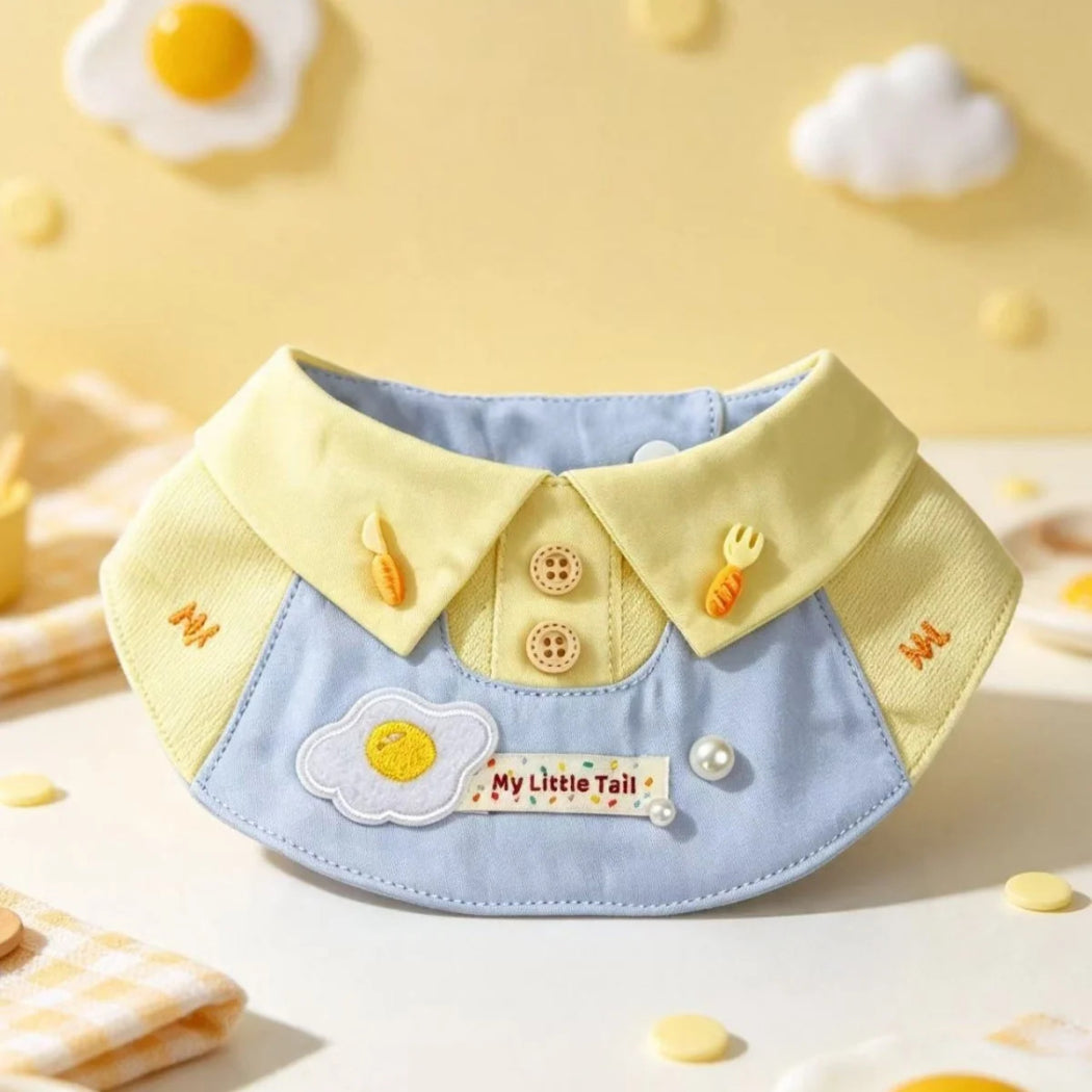 Mokka - Breakfast Theme Bib-Style Pet Neckwear