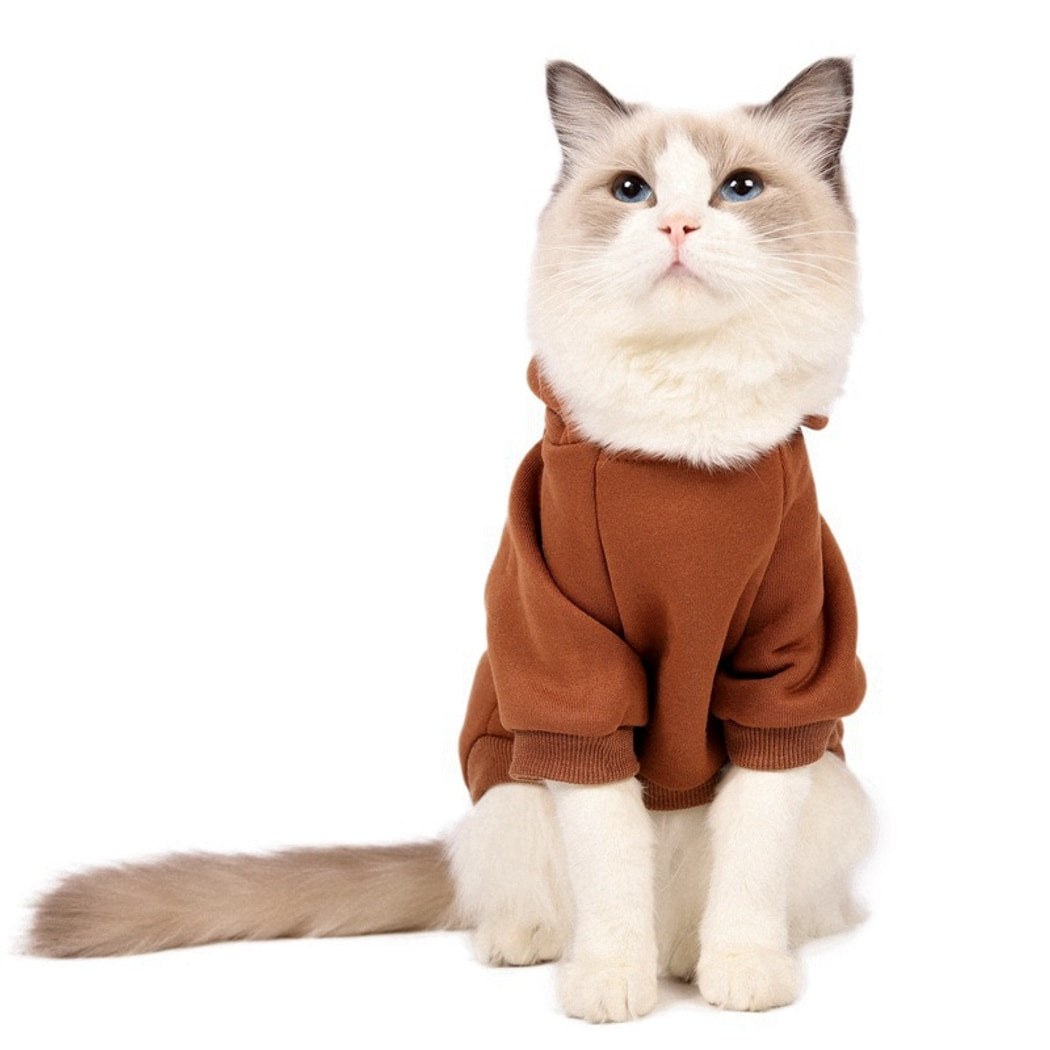 Ozzie - Cartoon Print Hooded Pet Sweatshirt