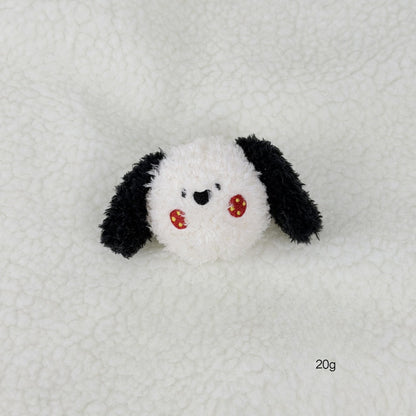 Petkin - Animal Face Elastic Squeaky Dog Ball Toy
