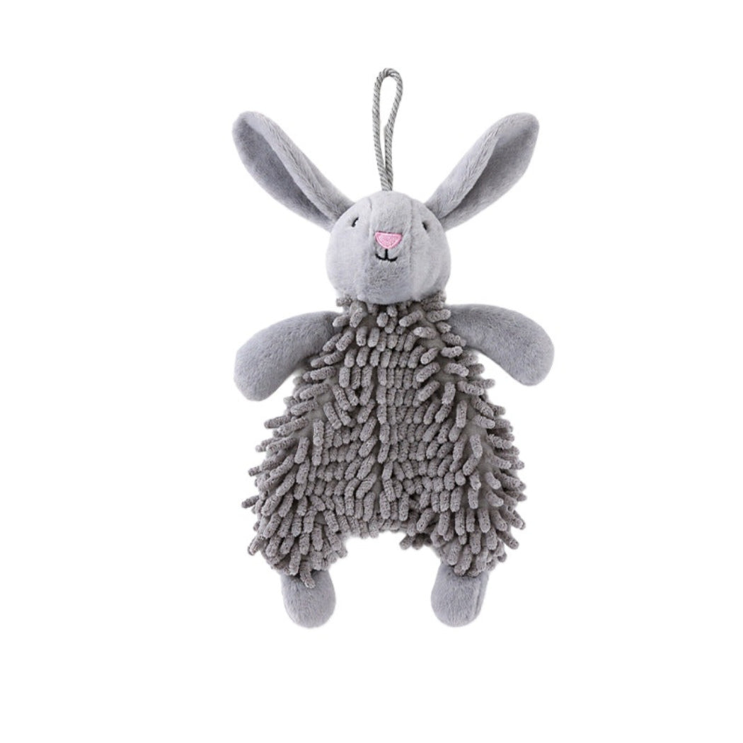 Petkin - Shaggy Fox Bunny & Monkey Plush Dog Toy