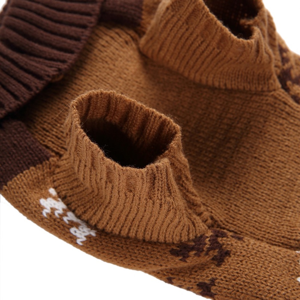 Ozzie - Classic Snowflake Knit Look Dog Sweater