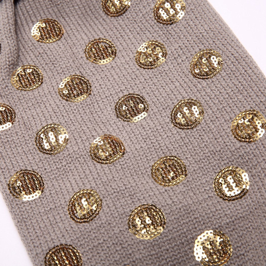 Ozzie - Sequin Dot Knit Dog Sweater