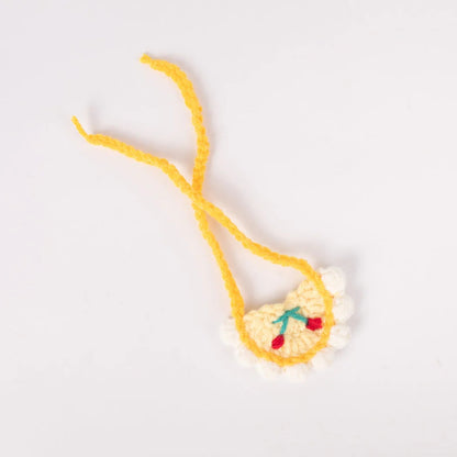 Mokka - Tie-Strap Crochet Pet Bib
