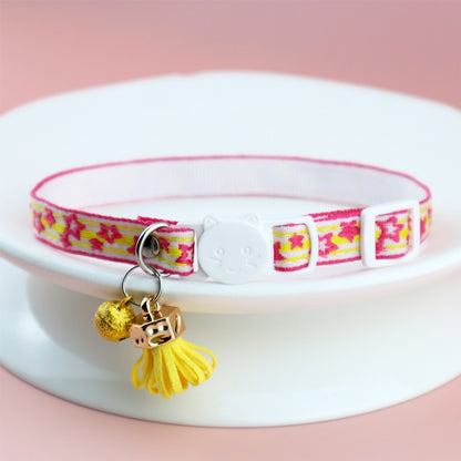 Mokka - Embroidered Pattern Decorative Cat Collar