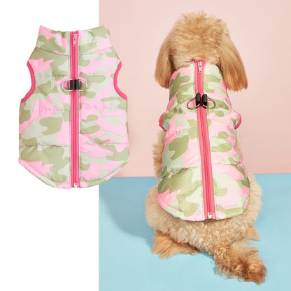 Ozzie - Camouflage Zipper Pet Vest