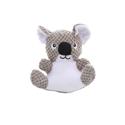 Koala dog toy, front view