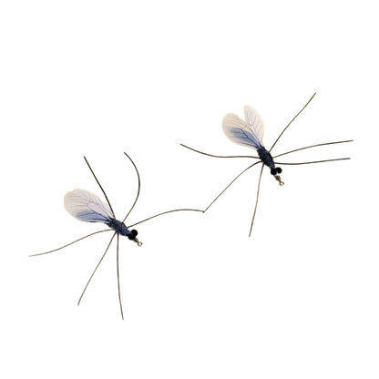 Two mosquito-shaped cat toy attachments displayed on a white background