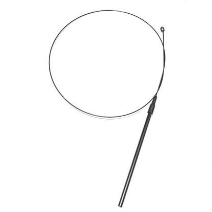 Black Wand cat teaser with flexible looped cable