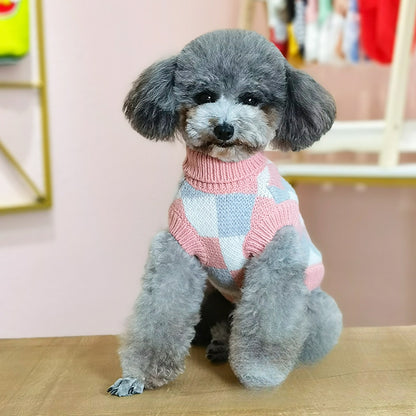 Ozzie - Checker Plaid Everyday Pet Clothing Sweater