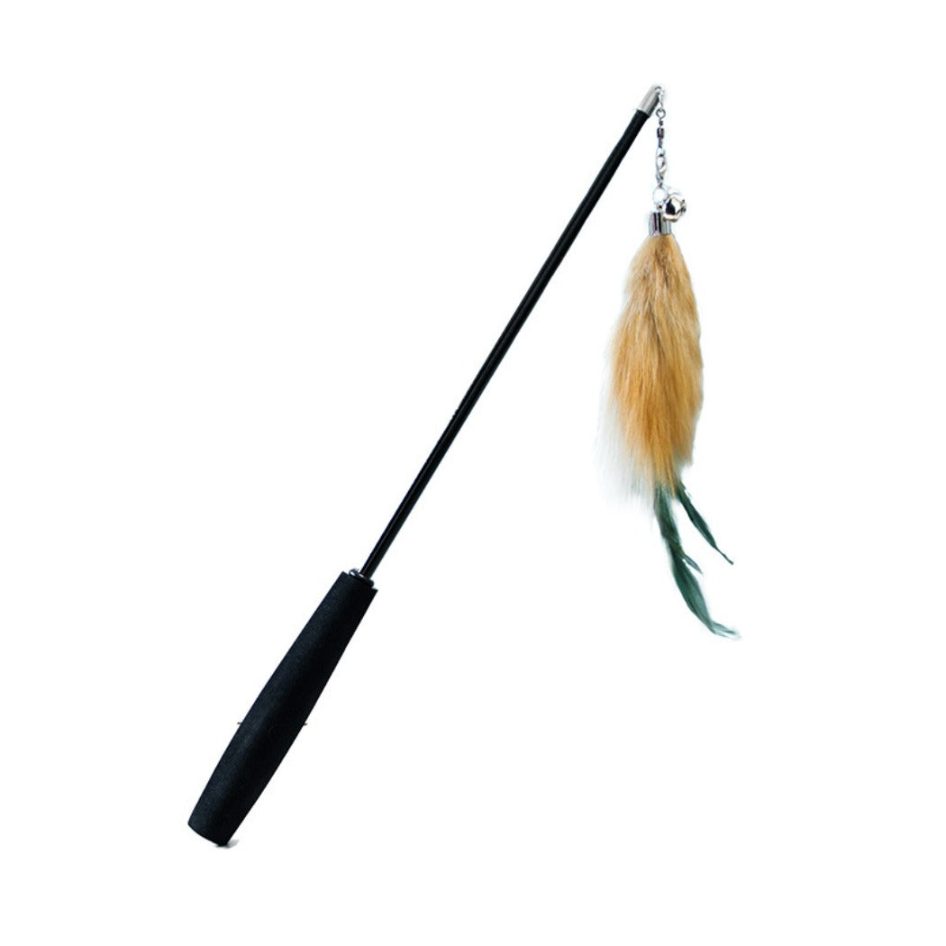 Moo - Classic Feather Extendable Cat Teaser Wand