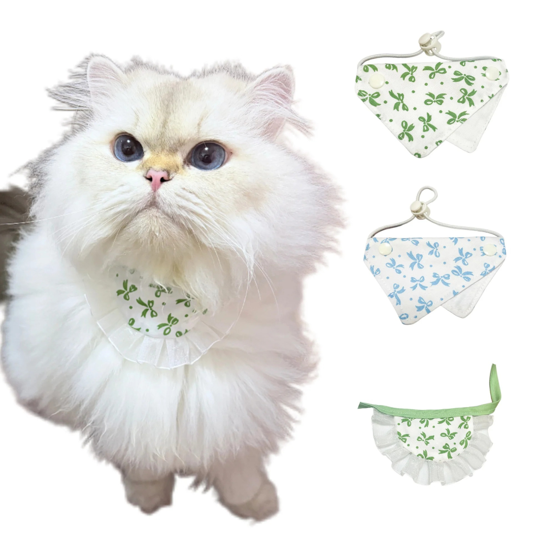 Mokka - Floral Ruffle Pet Bandana
