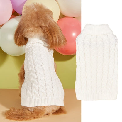 Ozzie - Cable Knit Pullover Dog Sweater Vest