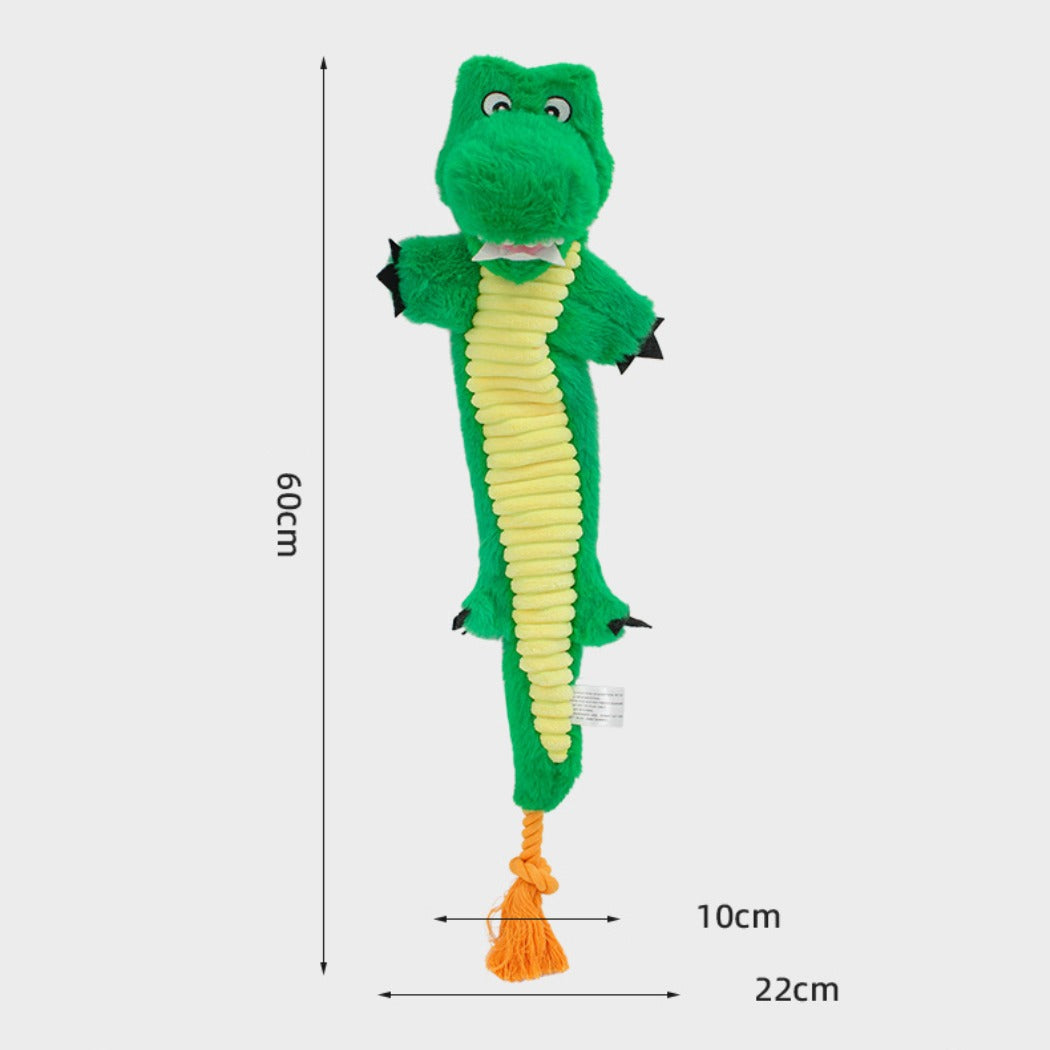 Petkin – Jungle Animal Plush Rope Dog Toy