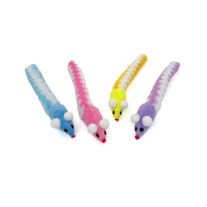 Moo - Rainbow Tail Mouse Cat Toy