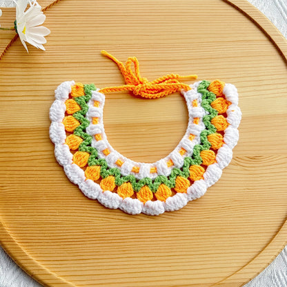 Mokka - Tulip Tie Strap Cat Collar