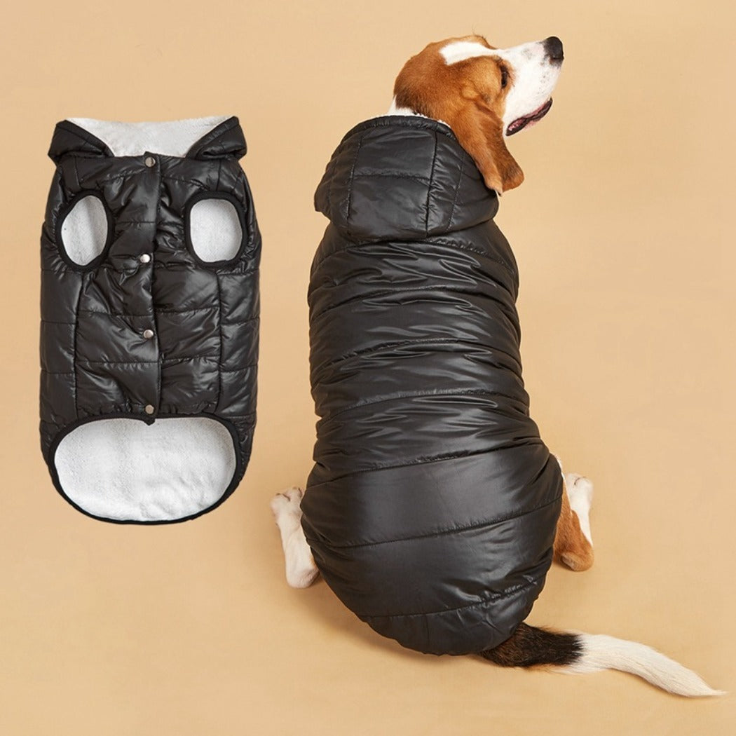 Ozzie – Puffer Hoodie Dog Coat