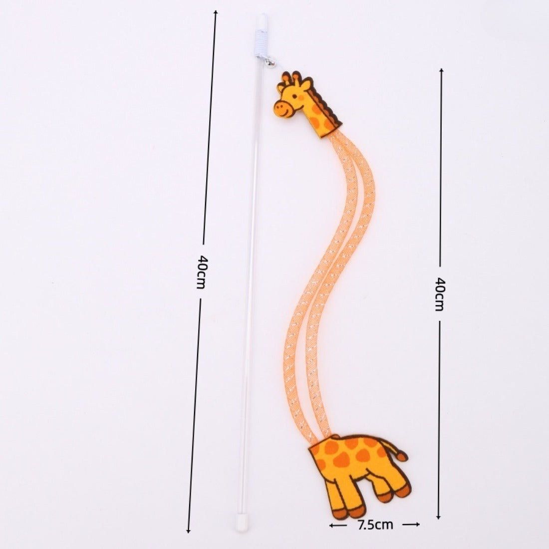 Moo - Safari Animal Cat Teaser Wand