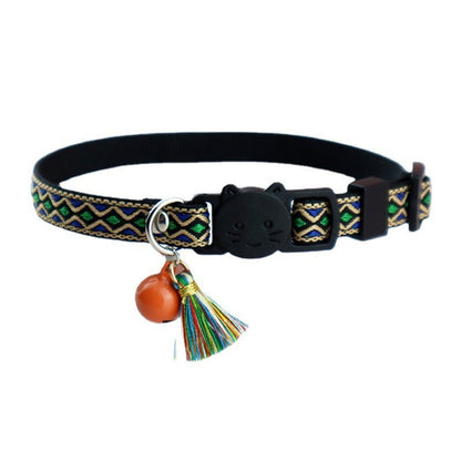Mokka - Vintage Geometric Patterns Cat Collar