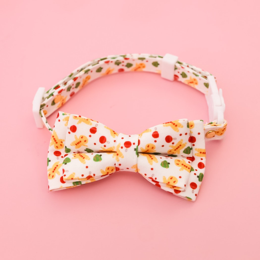 Christmoo - Cartoon Christmas Bow Tie Pet Collar