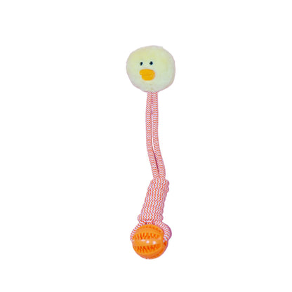 Petkin - Animal Rope Ball Pet Toy
