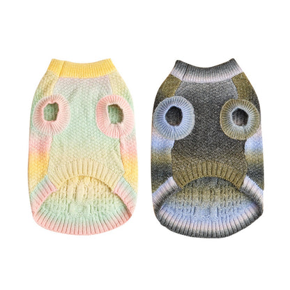 Ozzie - Gradient Candy Style Pet Sweater for Dogs