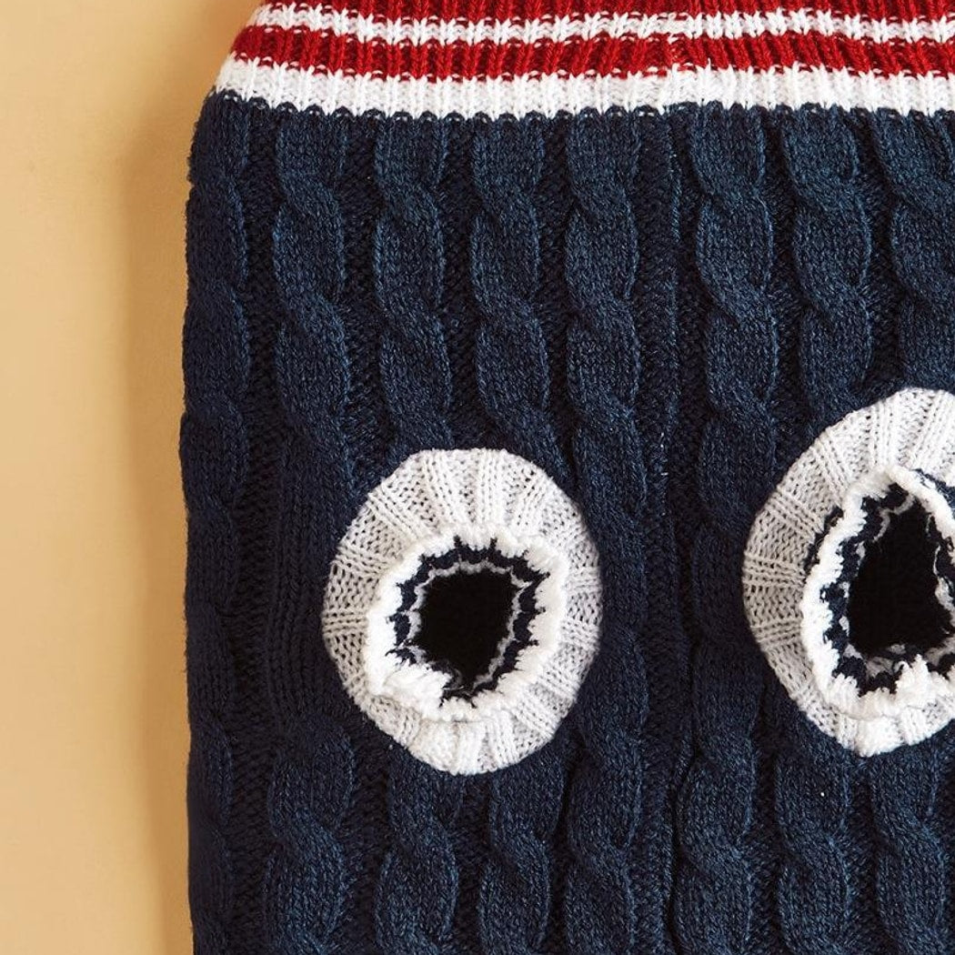 Ozzie - Round Neck Knit Pet Sweater Vest