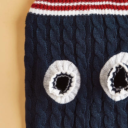 Ozzie - Round Neck Knit Pet Sweater Vest
