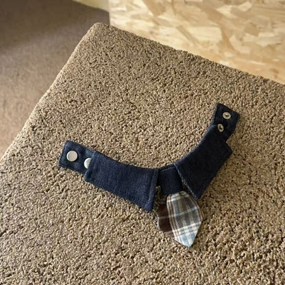 Ozzie - Plaid Dog and Cat Neckwear Bandana Collar